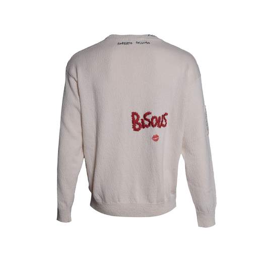 ROBERTO COLLINA MAGLIA GIROCOLLO "CIAO AMORE" M