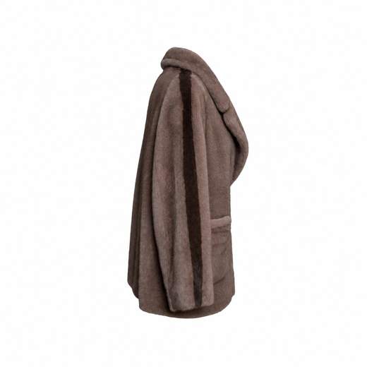 VIOLANTI PEACOAT ECO PELLICCIA
