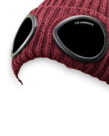 C.P. COMPANY EXTRAFINE MERINO WOOL GOGGLE BEANIE