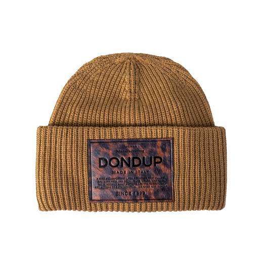 DONDUP CAPPELLO CON LOGO ANIMALIER