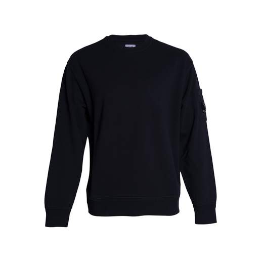 C.P. COMPANY SWEATSHIRT CREWNECK DIAGONAL FLEECE COTTON