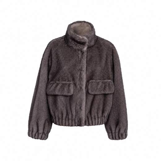 VIOLANTI BOMBER ECO PELLICCIA