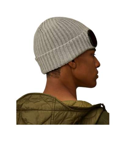 C.P. COMPANY EXTRAFINE MERINO WOOL GOGGLE BEANIE