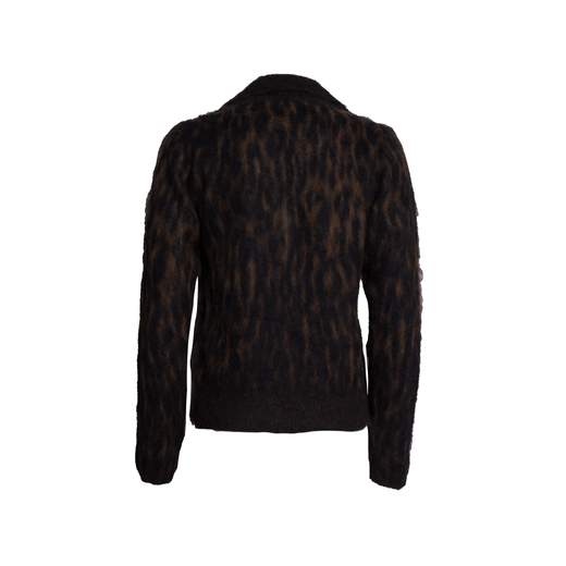 ROBERTO COLLINA POLO JAQUARD ANIMALIER M/L