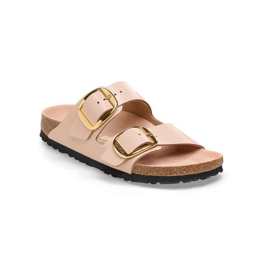 BIRKENSTOCK ARIZONA BIG BUKLE HIGH SHINE NEW BEIGE