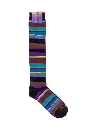 GALLO CALZA LUNGA RIGHE MULTICOLOR 103413