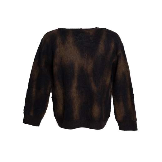 ROBERTO COLLINA CARDIGAN JAQUARD ANIMALIER