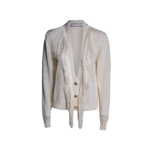 AKEP CARDIGAN CON MANICA E FRANGE