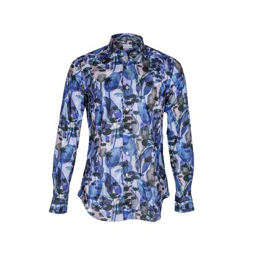 XACUS CAMICIA FANTASIA FLOREALE TAILOR FIT
