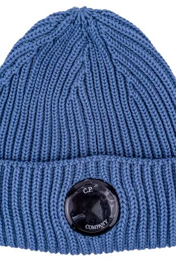 C.P. COMPANY EXTRAFINE MERINO WOOL LENS BEANIE