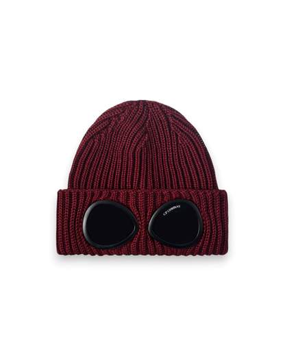 C.P. COMPANY EXTRAFINE MERINO WOOL GOGGLE BEANIE