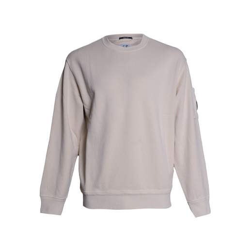 C.P. COMPANY SWEATSHIRT CREWNECK DIAGONAL FLEECE COTTON