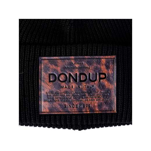 DONDUP CAPPELLO CON LOGO ANIMALIER