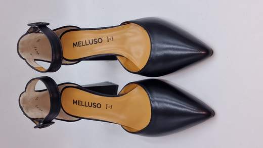 MELLUSO DECOLLETE APERTO AI LATI IN PELLE