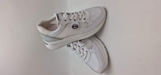 NERO GIARDINI SNEAKER IN PELLE E RETE