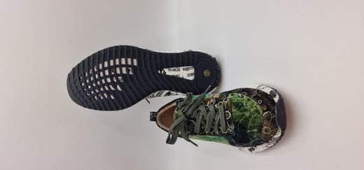 LAURA VITA SNEAKER IN PELLE E TESSUTO STAMPATI