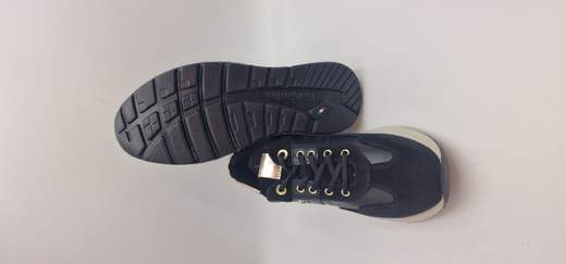 NERO GIARDINI SENAKER IN CAMOSCIO E PELLE