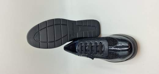 MELLUSO SNEAKER IN CAMOSCIO E VERNICE