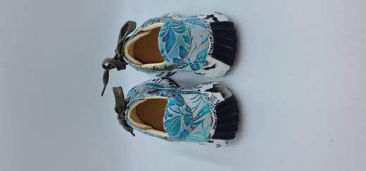 LAURA VITA SNEAKER IN PELLE E ECOPELLE STAMPATA