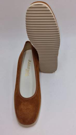 ANASTASIO DECOLLETE IN CAMOSCIO