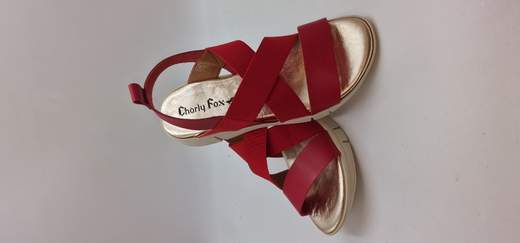 CHARLY FOX SANDALO PELLE E ELASTICO