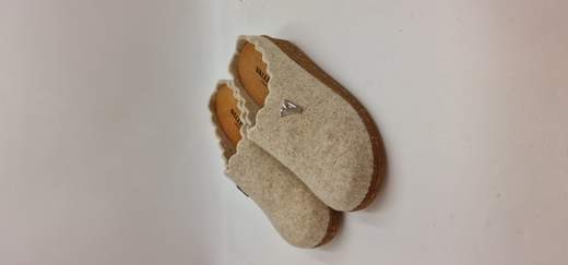 VALLEVERDE PANTOFOLA IN LANA COTTA