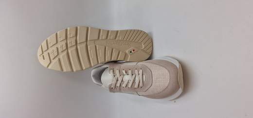 NERO GIARDINI SNEAKER IN CROSTA E TESSUTO