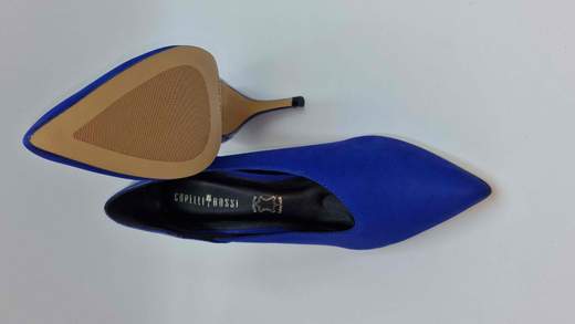 CAPELLI ROSSI DECOLLETE IN NABUK