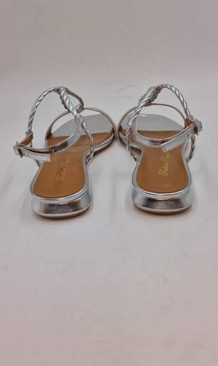 FASHION PROJECT SANDALO IN PELLE LAMINATA