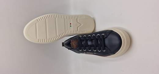 NERO GIARDINI SNEAKER IN PELLE E CAMOSCIO