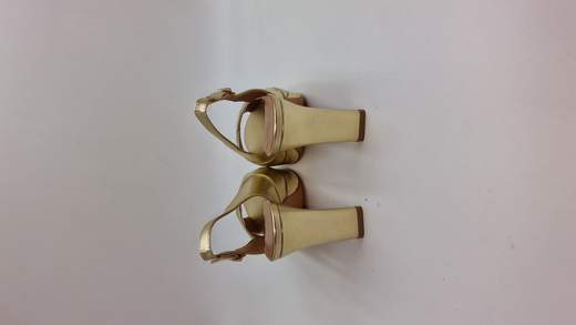 FASHION PROJECT SANDALO IN PELLE LAMINATA