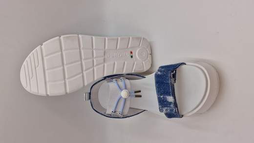 NERO GIARDINI SANDALO IN JEANS