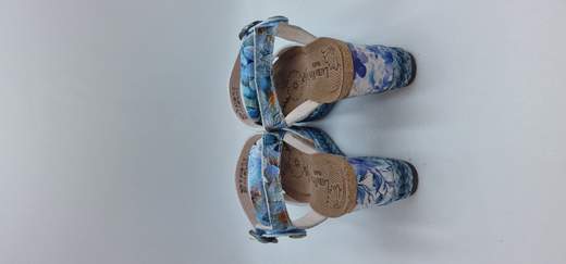 LAURA VITA SANDALO IN PELLE STAMPATA