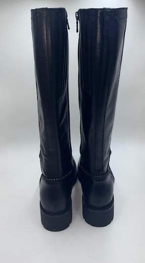 NERO GIARDINI STIVALE IN VITELLO