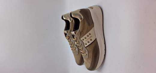NERO GIARDINI SNEAKER IN PELLE E CAMOSCIO