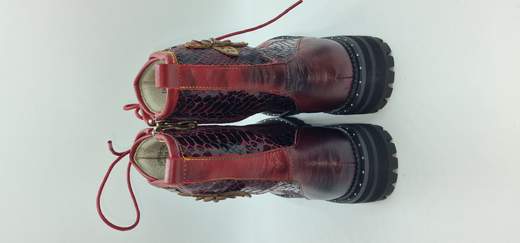 LAURA VITA ANFIBIO IN PELLE E ECOPELLE STAMPATA