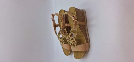 VALLEVERDE SANDALO IN ECOPELLE E STRASS