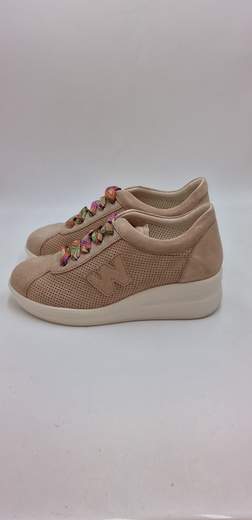MELLUSO SNEAKER IN CAMOSCIO