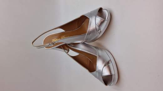 FASHION PROJECT SANDALO IN PELLE LAMINATA