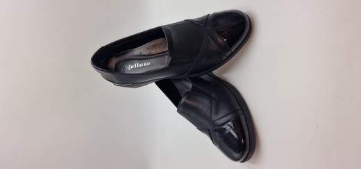 MELLUSO ACCOLLATO IN PELLE E VERNICE