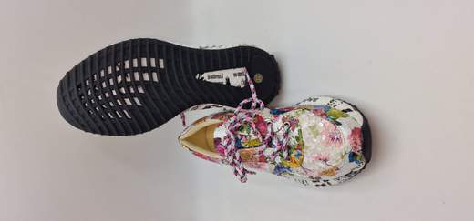 LAURA VITA SNEAKER IN PELLE E TESSUTO