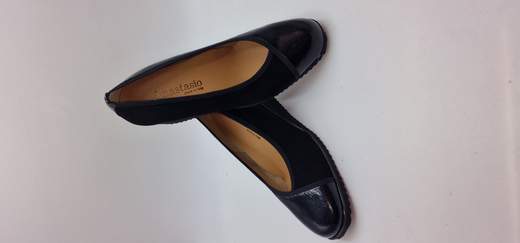 ANASTASIO DECOLLETE IN NAPLAK E CAMOSCIO