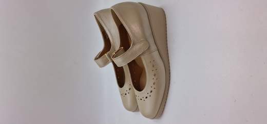 ANASTASIO DECOLLETE IN PELLE LAMINATA