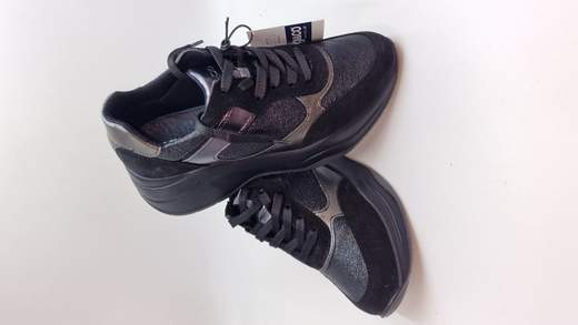 IGI & CO SNEAKER IN CROSTA E LAMINATO