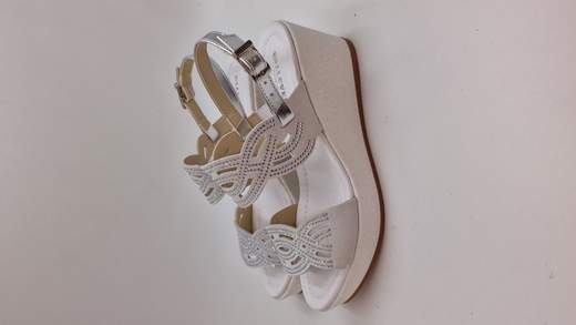 VALLEVERDE SANDALO IN CAMOSCIO E STRASS