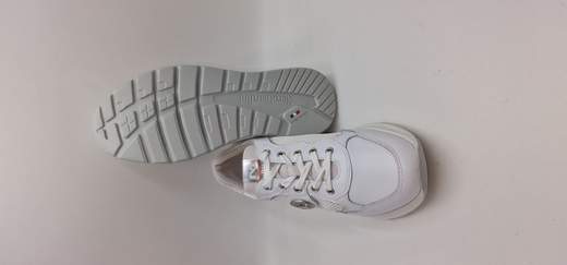 NERO GIARDINI SNEAKER IN PELLE E RETE