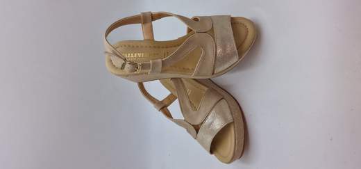 VALLEVERDE SANDALO IN CAMOSCIO E PELLE