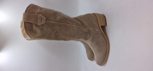 NERO GIARDINI STIVALE IN CAMOSCIO