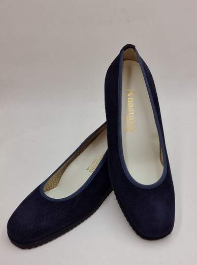 ANASTASIO DECOLLETE IN CAMOSCIO