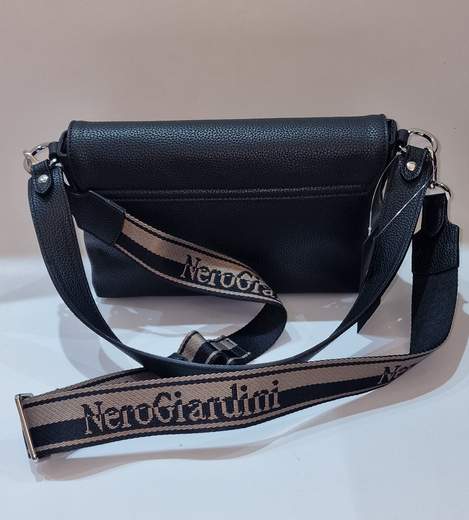 NERO GIARDINI BORSA IN ECOPELLE